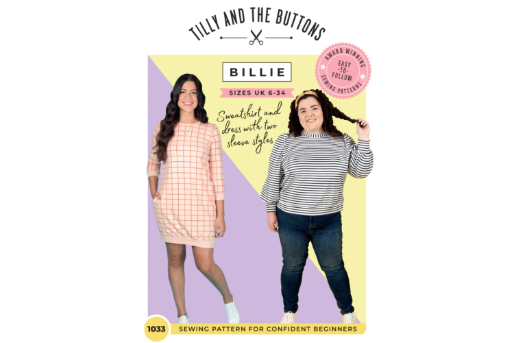 Tilly and the Buttons - Billie Swearshirt Size 6 to 34