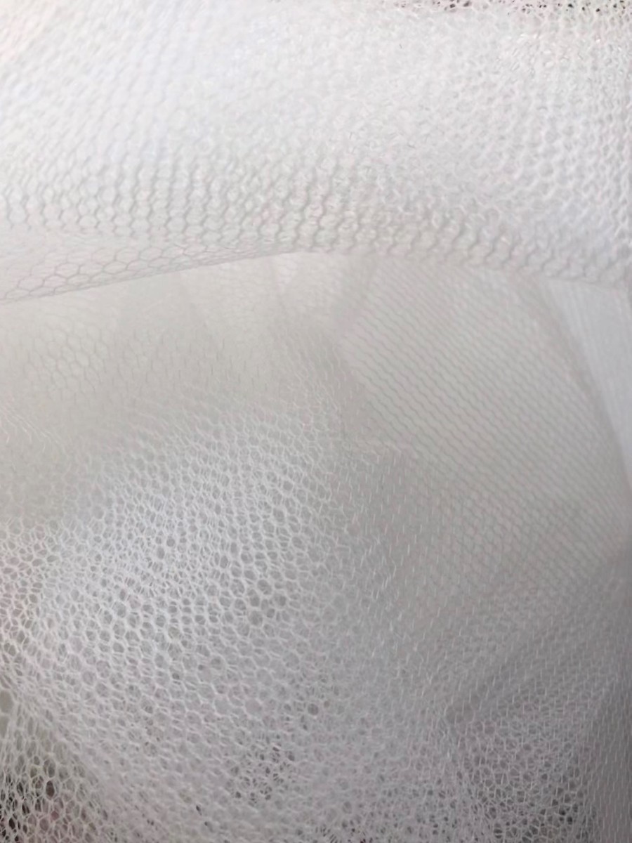 Silk White Net 100% Nylon - Cloth of Gold & Haberdashery Ltd