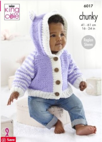 Knitted hooded hot sale cardigan baby