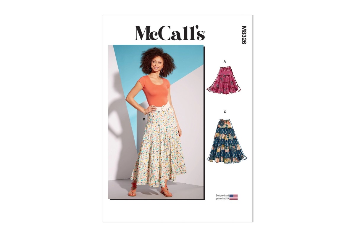 McCall's Sewing Pattern M8326 Misses' Skirts - Cloth of Gold ...